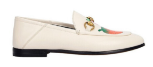 Giày Gucci Strawberry Print Horsebit Loafers 580081-1GN00-9531