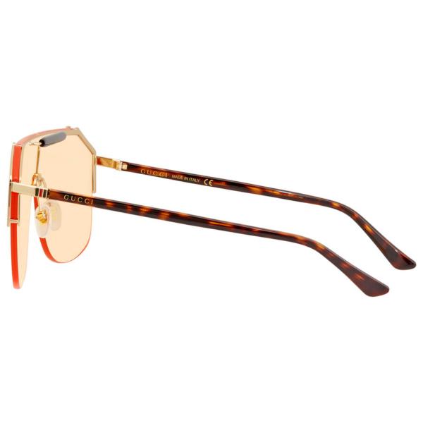 Kính Gucci Yellow Shield 'Orange' GG0291S-003-99 - Ảnh 3