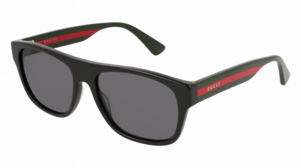 Kính Gucci Square Sunglasses 'Grey' GG0341S-001-56 - Ảnh 3