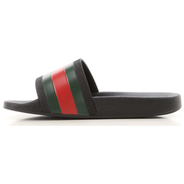 Dép Gucci Web Rubber Slide 429469 GIB10 1098 - Ảnh 7