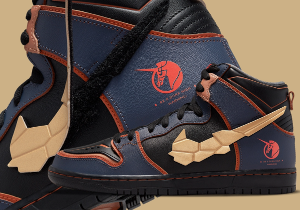 Giày Nike Gundam x Dunk High SB 'Project Unicorn Banshee Norn' DH7717-400 - Ảnh 7