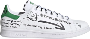 Giày Adidas Stan Smith Sharpie Pack Graffiti 'White Green' GV9800