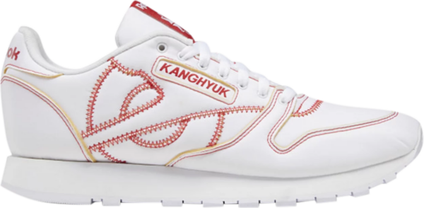 Giay Reebok Classic Leather x Kanghyuk 'White Primal Red' GW1069