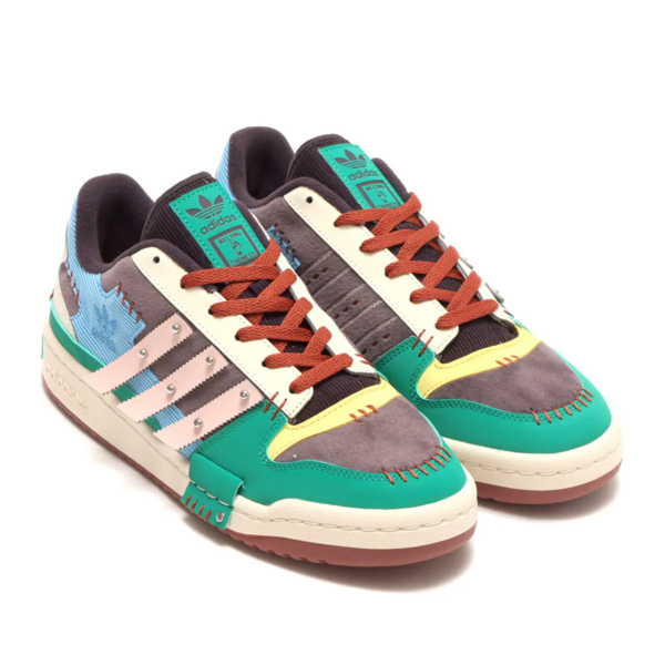 Giày Adidas Forum Low x Melting Sadness 'Night Burgundy' GW8724 - Ảnh 3