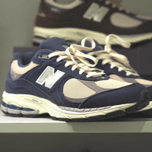 Giày New Balance 2002R 'Blue Beige Silver' M2002RHR - Ảnh 4