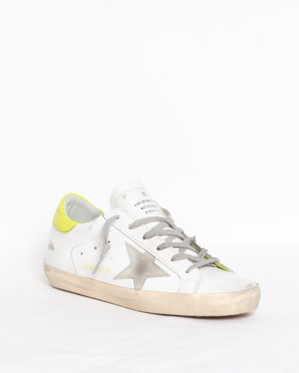 Giày Golden Goose Supper Star 'White Yellow' GWF00101 F002591 10915 - Ảnh 2