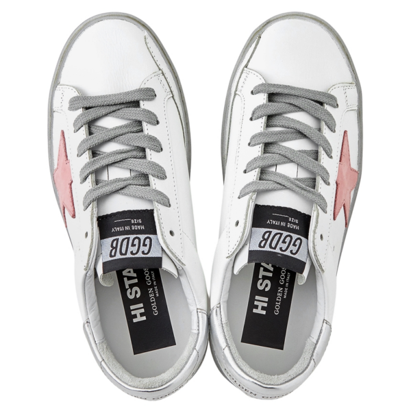 Giày Golden Goose Hi-Star White Pink GWF00118-F000237-10253 - Ảnh 4