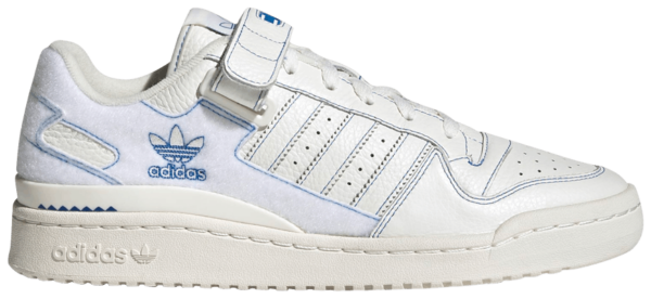 Giày Adidas Forum Low 'Off White Blue Bird' GX1018