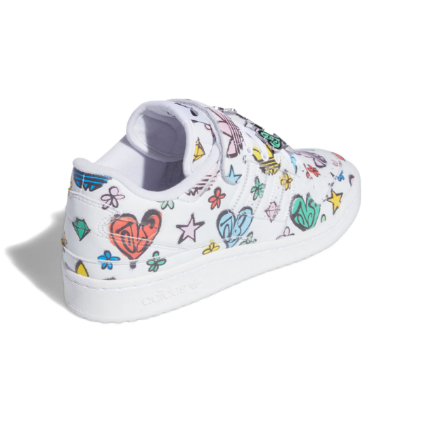 Giày Adidas Jeremy Scott Forum 84 Low 'White Graffiti' GX9668 - Ảnh 5