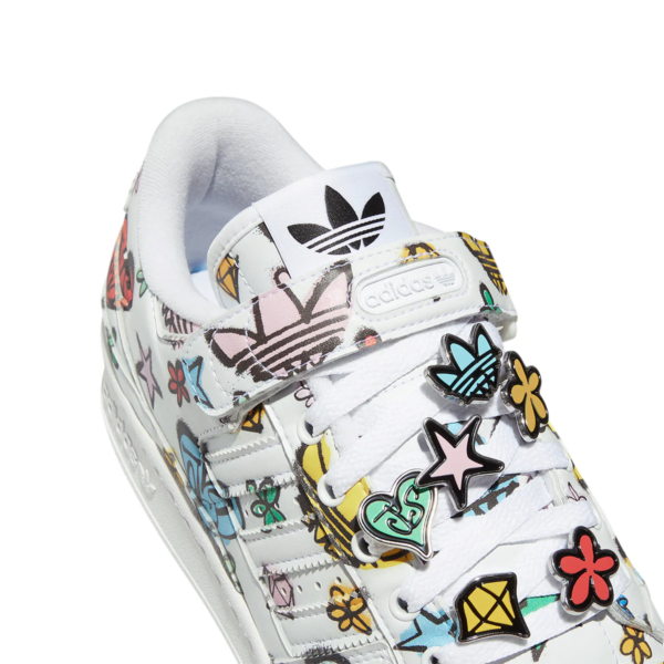 Giày Adidas Jeremy Scott Forum 84 Low 'White Graffiti' GX9668 - Ảnh 6