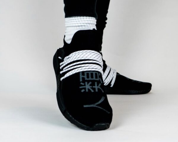Giày Adidas Pharrell x Adidas NMD Human Race 'Black' GY0093 - Ảnh 4