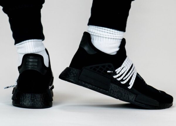 Giày Adidas Pharrell x Adidas NMD Human Race 'Black' GY0093 - Ảnh 3