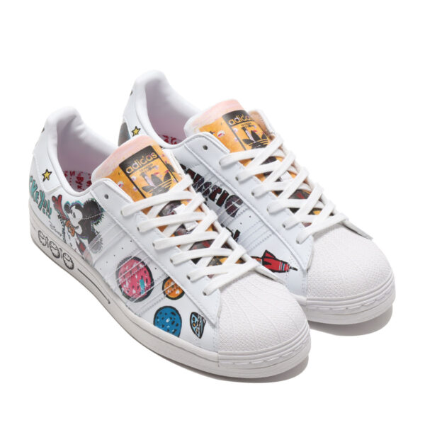 Giày Adidas Kasing Lung x Disney x Superstar 'Labubu Mickey Mouse' GZ8839 - Ảnh 7