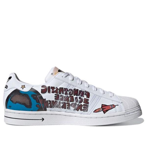 Giày Adidas Kasing Lung x Disney x Superstar 'Labubu Mickey Mouse' GZ8839 - Ảnh 6