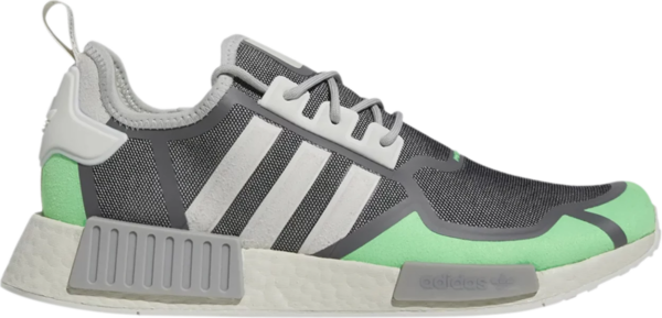 Giay Adidas NMD R1 'Grey Screaming Green' GZ9275