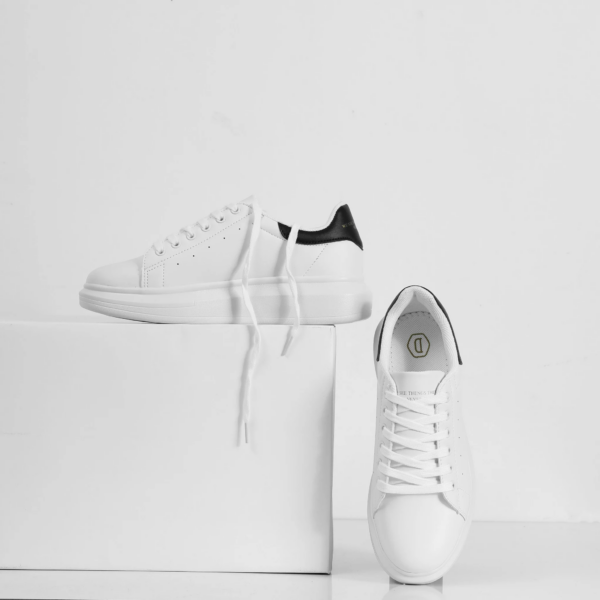 Giày Domba High Point White Black H-9111 - Ảnh 5