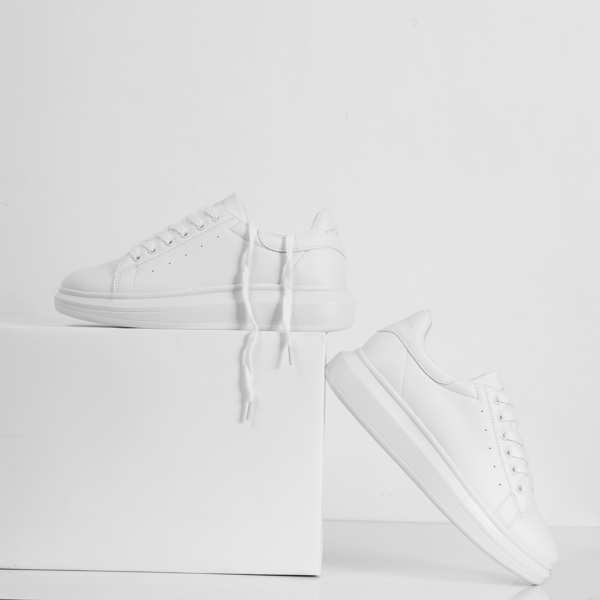 Giày Domba High Point Triple White H-9115 - Ảnh 2