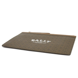 Tui Bally B-Monogram BOLLIS LARGE TML 801 Clutch 'Brown' BOLLIS-LARGE-TML-801
