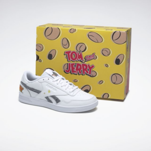 Alternative view of Giày Reebok Tom & Jerry x Royal Techque T 'White Grey' H00841