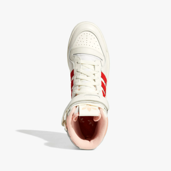 Giày Adidas Originals Forum 84 Hi 'Off White Pink Red' H01670 - Ảnh 5