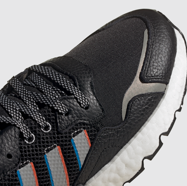 Giày Adidas Nite Jogger Core Black Cloud White H01718 - Ảnh 5