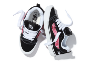 Giay Vans x Peaches. Knu Skool New School 'Black Pink' VN0009QCB9P
