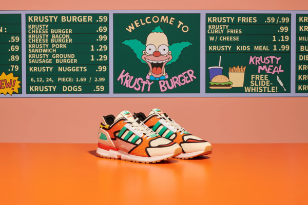 Giày Adidas The Simpsons x ZX 10000 'A-ZX Series Krusty Burger' H05783 - Ảnh 4