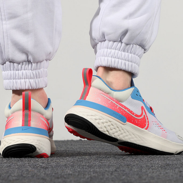 Giày Nike React Miler 2 White Pink Blue DJ5202-161 - Ảnh 4