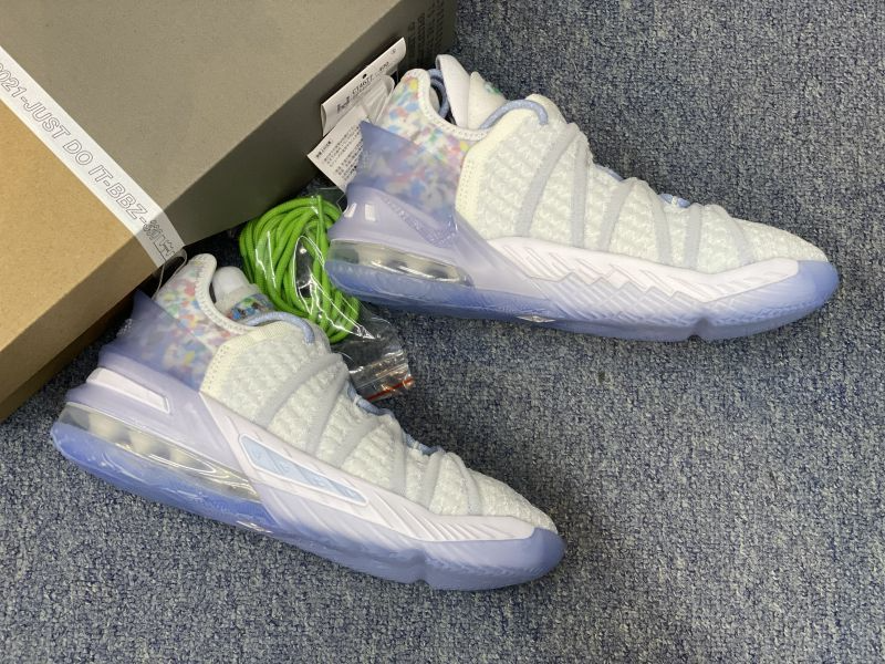 Giày Nike Lebron 18 NRG GS 'Blue Tint' CT4677-400 - Ảnh 4