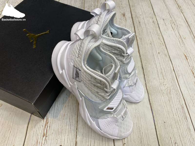 Giày Nike Jordan Why Not Zer0.3 GS 'Triple White' CD5804-103 - Ảnh 10