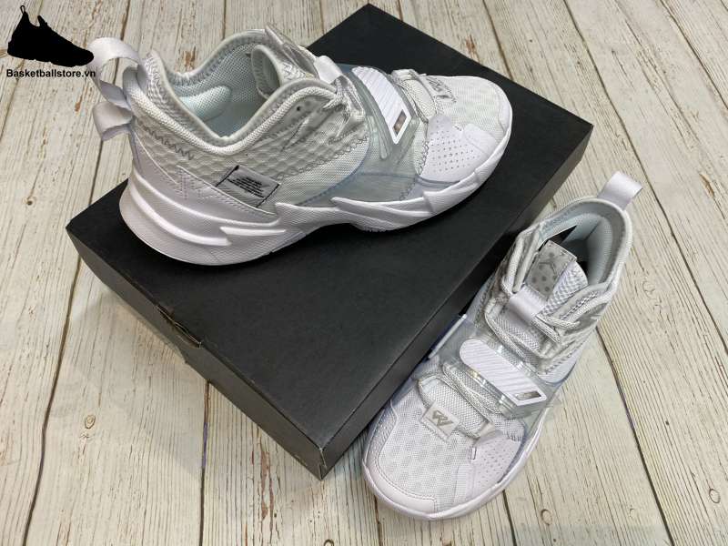 Giày Nike Jordan Why Not Zer0.3 GS 'Triple White' CD5804-103 - Ảnh 8