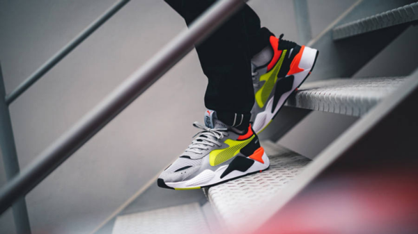 Giày Puma RS-X Hard drive Grey 'Yellow Red' 369818-01 - Ảnh 7