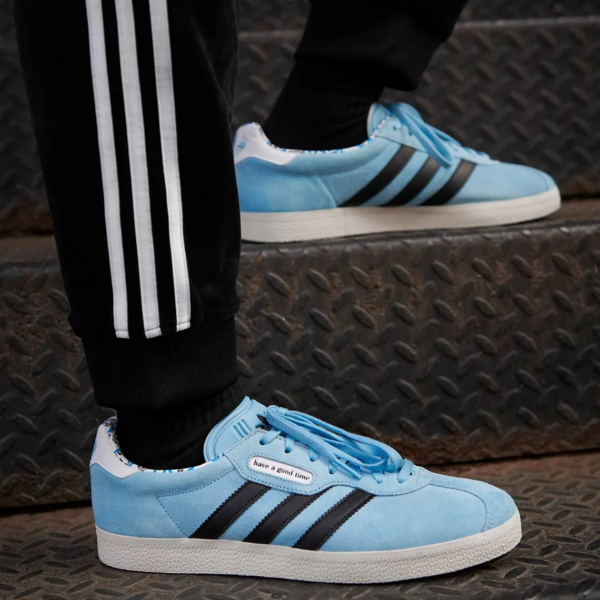 Giày Adidas Have A Good Time x Gazelle Super 'Clear Blue' G54785 - Ảnh 2
