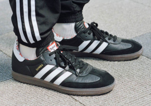 Giay Adidas Samba x Have A Good Time 'Black' BD7362