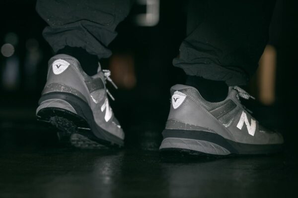 Giày New Balance Haven x 990v5 'Reflective Grey' M990RG5 - Ảnh 5