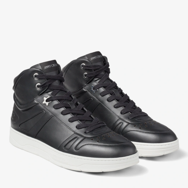Giày Jimmy Choo Hawaii Hi Top M 'Black' HAWAIIHITOPMCLF013727 - Ảnh 2
