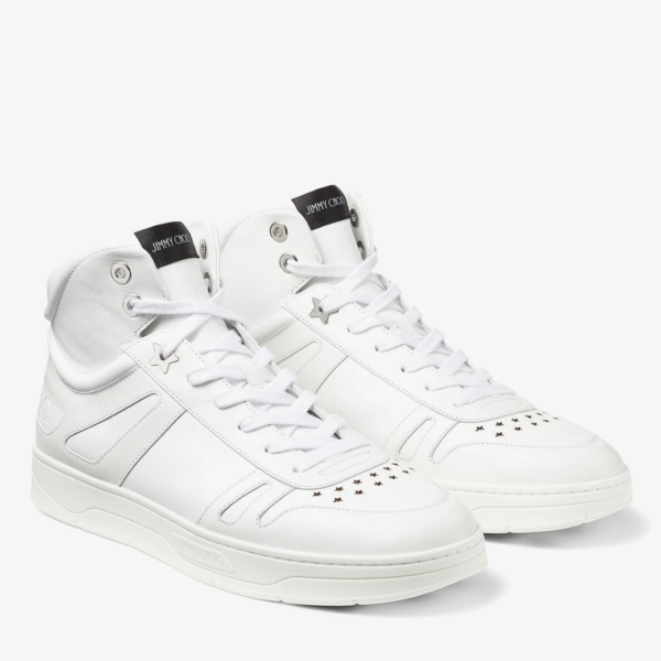 Giày Jimmy Choo Hawaii Hi Top M 'White' HAWAIIHITOPMCLF081101 - Ảnh 2