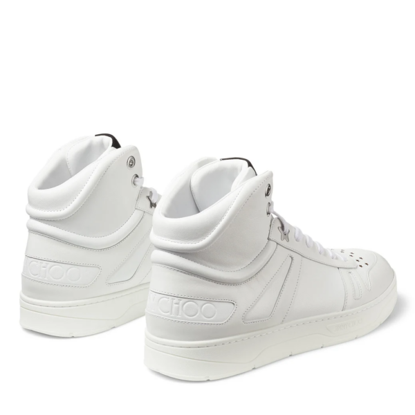 Giày Jimmy Choo Hawaii Hi Top M 'White' HAWAIIHITOPMCLF081101 - Ảnh 3