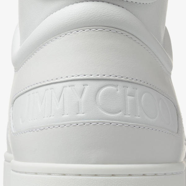 Giày Jimmy Choo Hawaii Hi Top M 'White' HAWAIIHITOPMCLF081101 - Ảnh 4