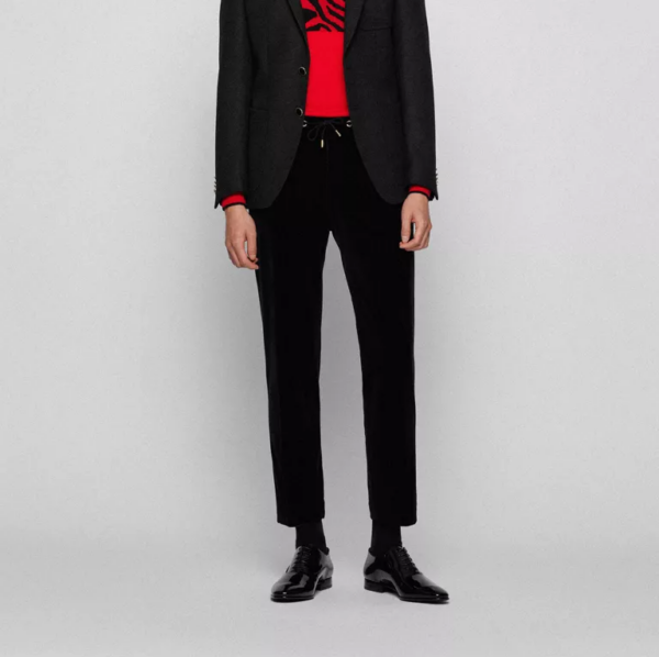 Giày Hugo Boss Patent With Grosgrain Piping 'Black' 50370447 - Ảnh 4