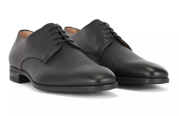 Giày Hugo Boss Italian-Made 'Black' HBEU50390232-001 - Ảnh 2
