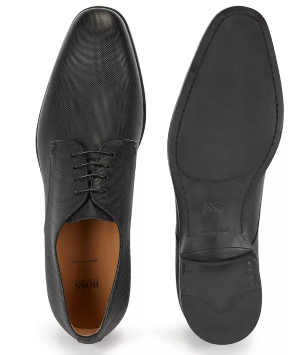 Giày Hugo Boss Italian-Made 'Black' HBEU50390232-001 - Ảnh 4