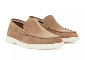 Alternative view of Giày Hugo Boss Suede Moccasins 'Beige' HBEU50471122-268