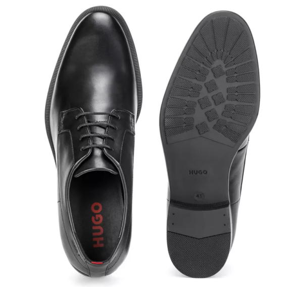 Giày Hugo Boss Derby 'Black' HBEU50471775-001 - Ảnh 4