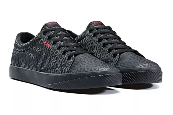 Giày Hugo Boss Logo-Print 'Black' HBEU50474304-001 - Ảnh 2