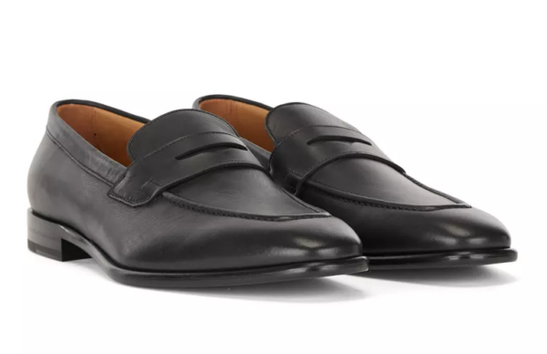 Giày Hugo Boss Italian-Made 'Black' HBEU50474519-001 - Ảnh 2