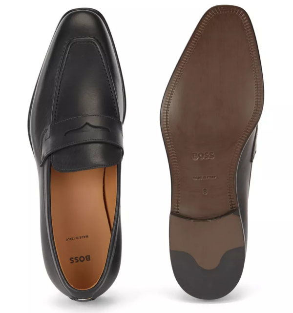 Giày Hugo Boss Italian-Made 'Black' HBEU50474519-001 - Ảnh 4