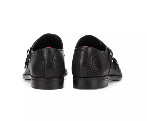 Giày Hugo Boss In Printed Leather 'Black' HBEU50474707-001 - Ảnh 2