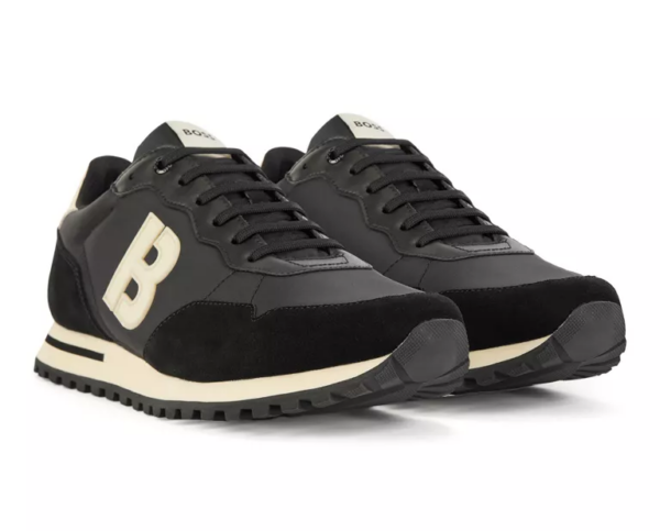 Giày Hugo Boss With B Detail 'Black' HBEU50474720-001 - Ảnh 2