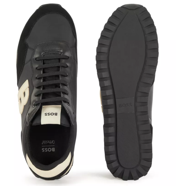 Giày Hugo Boss With B Detail 'Black' HBEU50474720-001 - Ảnh 4